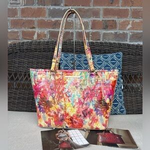 NWT Brahmin Melbourne Collection Medium Asher Happy Hour Shoulder Tote Bag